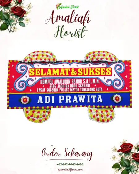 Papan Bunga Ucapan Selamat Curahpetung